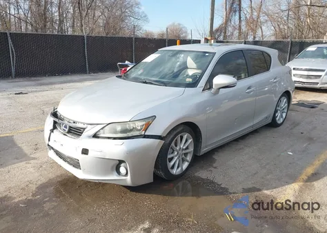 2012 Lexus Ct 200H Premium из США, поврежденный, VIN JTHKD5BH8C2090809
